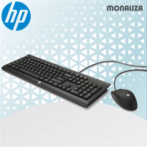 Hp Wired Keyboard Mouse C2500 Combo Monaliza