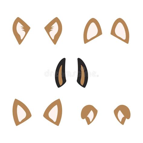 Dog Ears Mask Stock Illustrations 329 Dog Ears Mask Stock