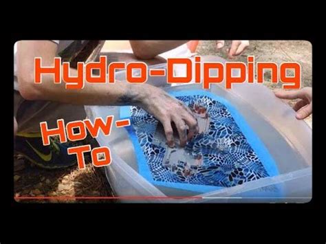 The hydro dipping & water immersion printing process. How To Do Hydro-Dipping At Home (Start to Finish Guide ...