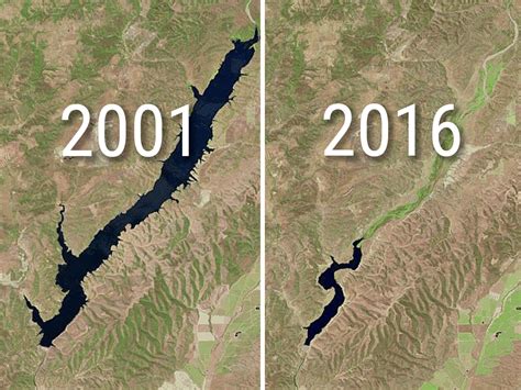 Before And After Photos Show Just How Bad Californias Drought Has