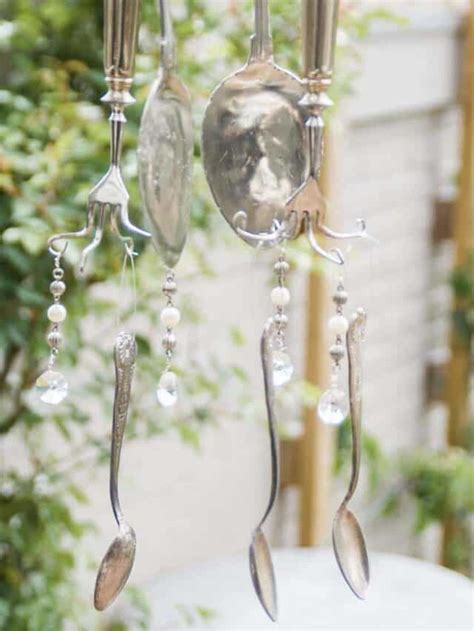 How To Make Silverware Wind Chimes Songbird