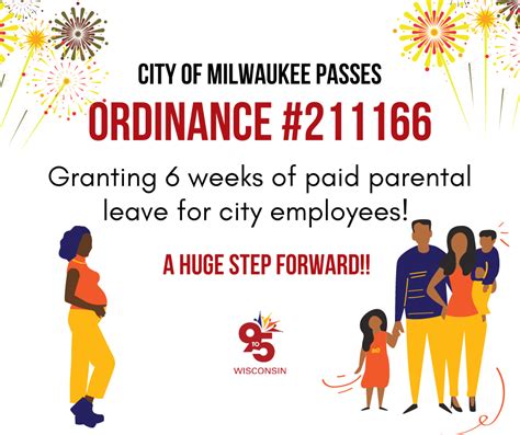 City Of Milwaukee Passes Paid Paternal Leave 9to5