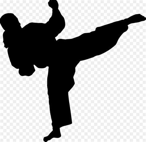 Karate Silhouette Png Karate Vector Png Clip Art Library