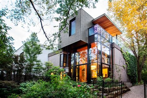 Residential House In Westmount Residential House Architecture