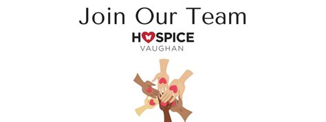 Join Our Team Hospice Vaughan