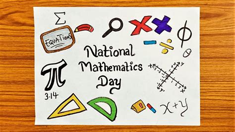 National Mathematics Day December 22 Drawingeasy Mathematics Day