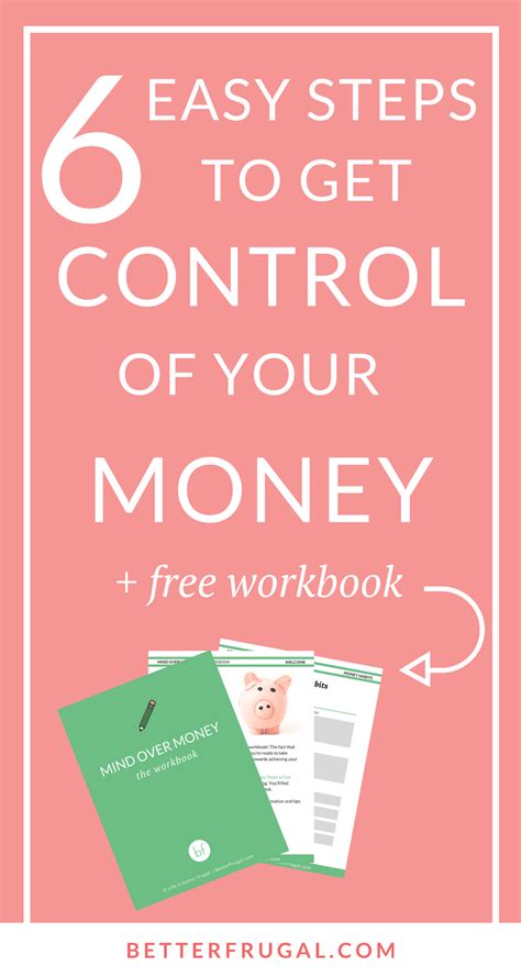 create a budget and get control of your money in sex simple steps budgeting budget printables