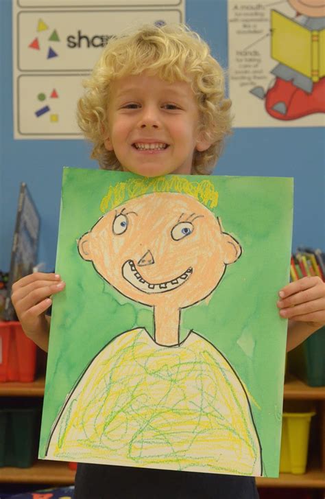 Printable Kindergarten Self Portrait Template