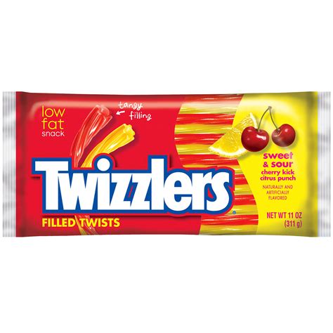 Twizzlers Sweet N Sour Filled Candy Süßigkeiten Americandy American Sweets And Snacks