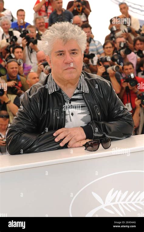 director pedro almodovar at a photocall for the film broken embraces as part of the 62nd