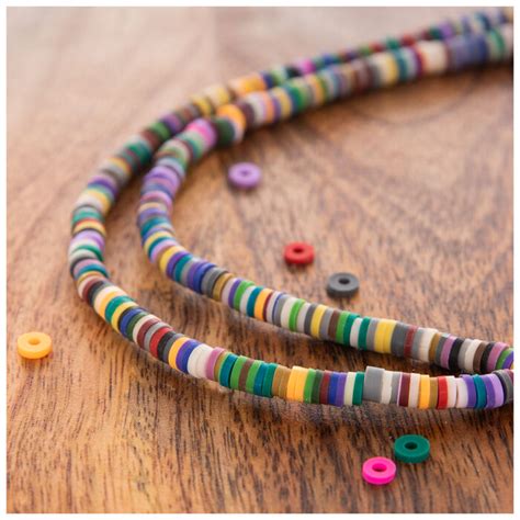 Multi Color Clay Disc Bead Strands Hobby Lobby