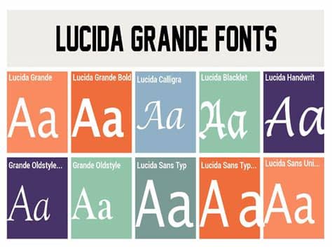 Copyright © 1993 bigelow & holmes inc. Lucida Grande Font Free Download - Fonts Empire