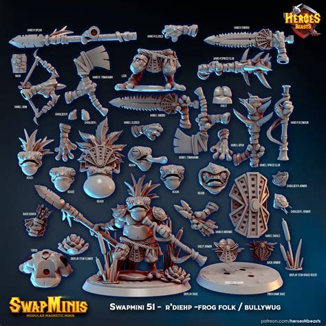 Heroes And Beasts 3d Stl Miniatures For Dnd And Other Rpg Games