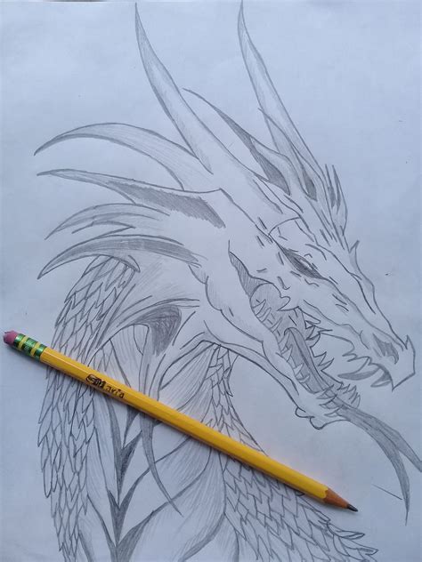 Agregar 81 Dragon Dibujo A Lapiz última Vn