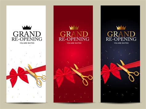 Grand Opening Poster Vector Art Icons And Graphics For Free Download