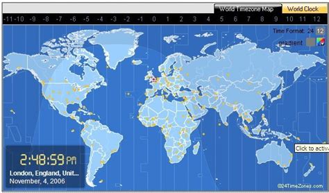 World Time Clock And Map Free Download And Review