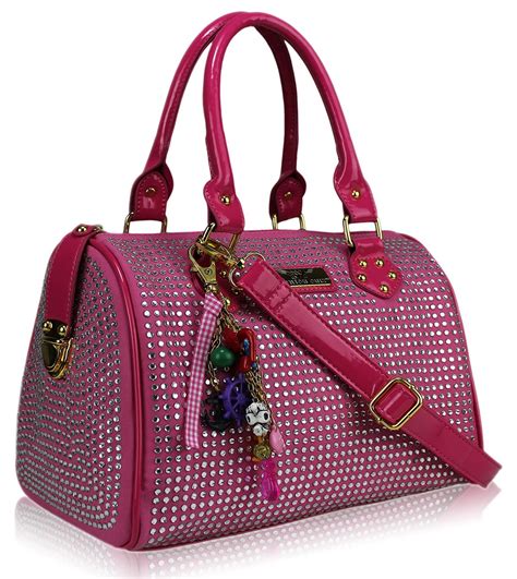 Wholesale Pink Diamante Fashion Handbag