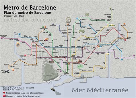 Metro Map Map Barcelona