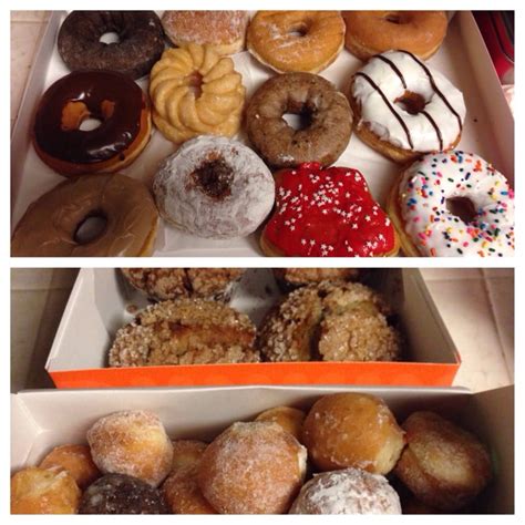 A Dozen Of Assorted Donuts And Two Boxes Of 50 Assorted Munchkins And 4 Muffins Yelp