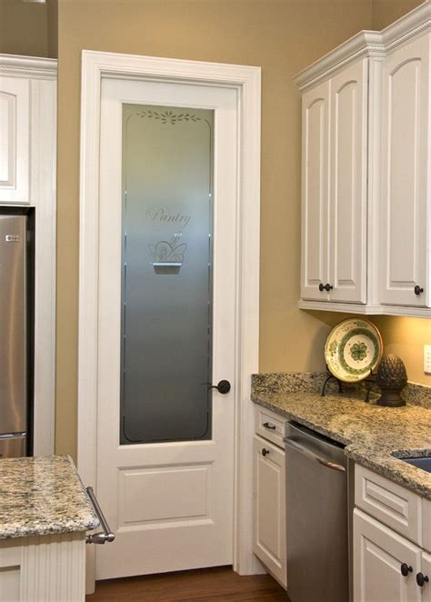 Picture Of Frosted Glass Pantry Door Kitchen Pantry Design Glass