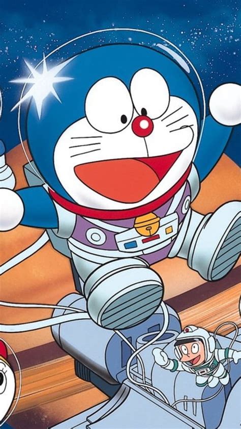 Doraemon En El Espacio Doraemon Espacio Nobita Dibujos Animados
