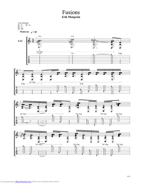 To download airtap guitar pro tab you must have guitar pro software installed on your computer in order to view this file. ERIK MONGRAIN TAB PDF