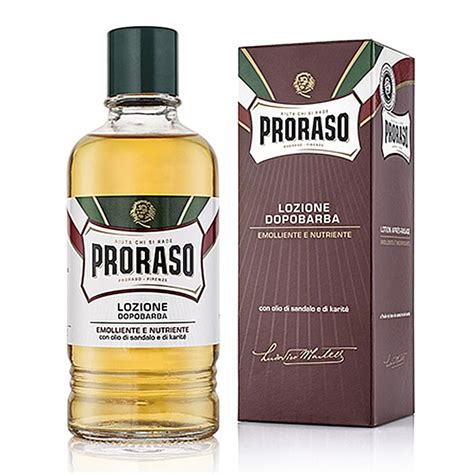 Proraso Red Aftershave Lotion For Coarse Beard Sandalwood Shea Butter Ml