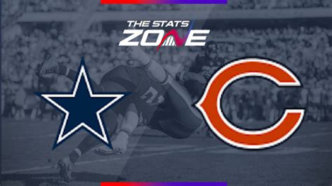 2019 Nfl Dallas Cowboys Chicago Bears Preview And Pick The Stats Zone