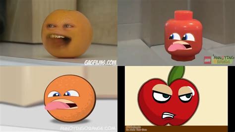 Annoying Orange Annoys Apple Lego Youtube