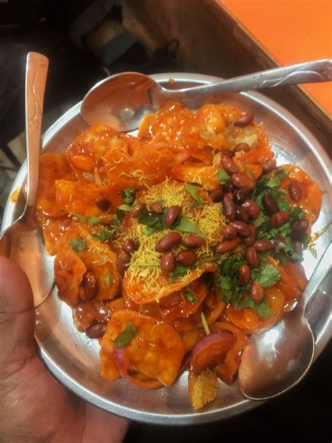 Papdi Chaat In Nepal Street Food Asian Recipes Food Nepalese Food