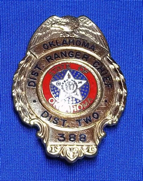 Oklahoma Department Of Wildlife Oklahoma Badge