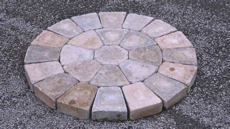 By using different patterns to lay out tiles or pavers it is possible to achieve a completely different look for a space using the same materials, so it. Patio Pavers Circular Pattern (see description) - YouTube