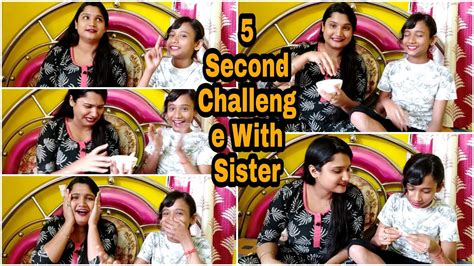 5 Second Challenge With Sister😁 Must Watch This Video😇 Shine With Raibengali Vlogs Youtube