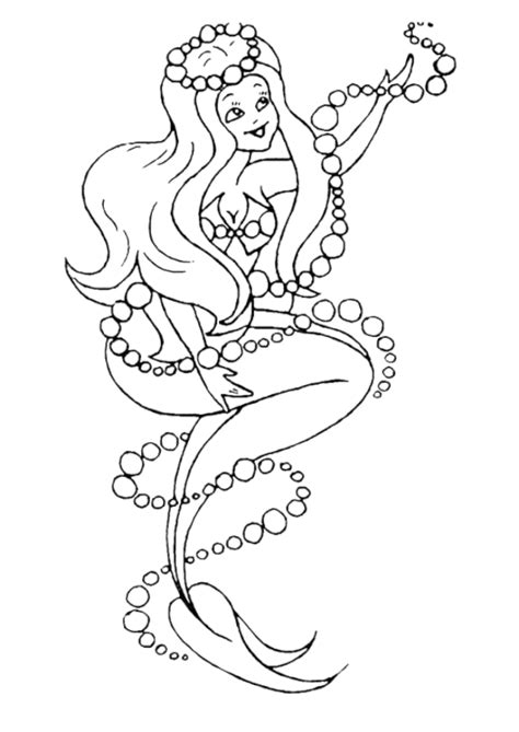 Coloriage sirene coloriages | Mermaid coloring, Mermaid coloring page