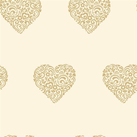 We hope you enjoy our growing collection of hd images to use as a background or home screen for please contact us if you want to publish a gold and white desktop wallpaper on our site. I Love Wallpaper Shimmer Hearts Wallpaper Cream / Gold ...