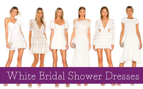 45 White Dresses For Bridal Shower You Can Wear Again - HMP
