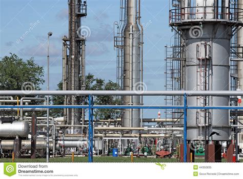 Petrochemical Factory Detail Stock Image Image Of Ecology Technology