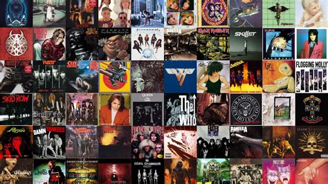 Classic Rock Album Covers Wallpaper Collage Hd Wallpaper Backgrounds Download