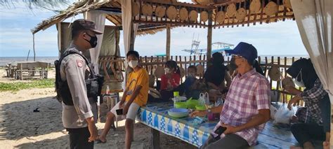 Polsek Pantai Lunci Patroli Di Objek Wisata Edukasi Masyarakat Mengenai