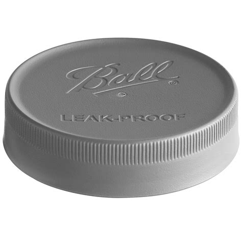 ball 1440010812 regular mouth black plastic leak proof lids for canning jars 6 pack