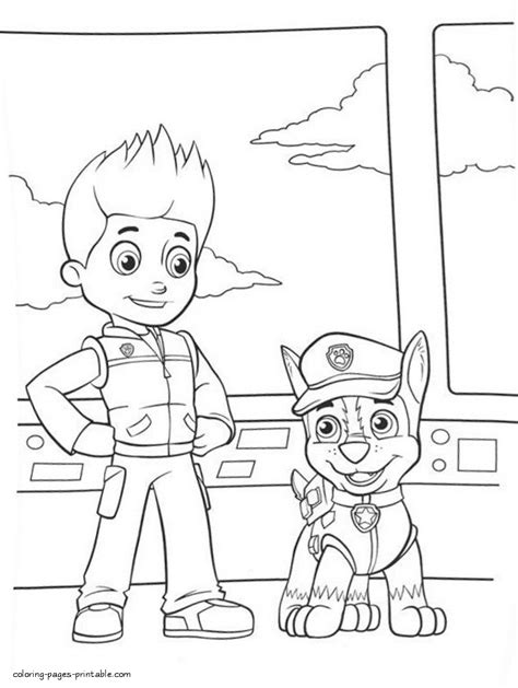 50 paw patrol pictures to print and color. Free Paw Patrol coloring pages || COLORING-PAGES-PRINTABLE.COM