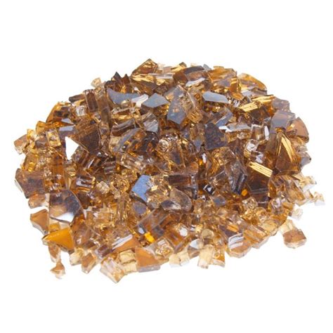 Realfyre Copper‚ Reflective 1 4 Inch Crushed Fire Glass 10 Lbs Gl10q North Country Fire
