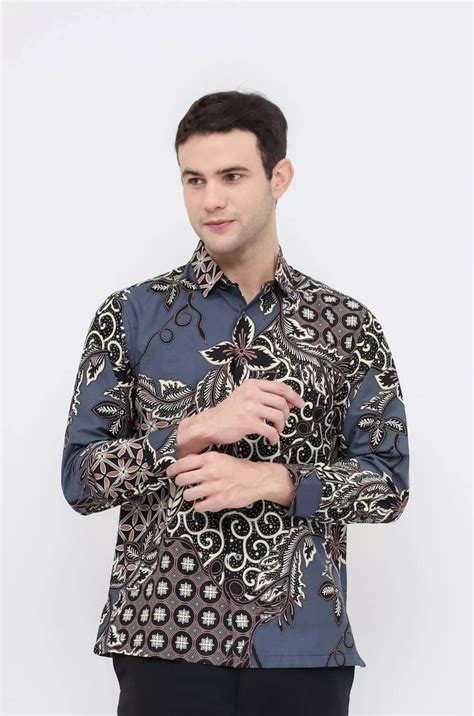 Jual Odza Classic Odza Batik Regular Fit Kemeja Pria Lengan Panjang