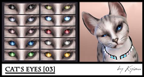 Kyimu I Made A Cat Eyes Version Of My Dolls Ts4 Pets Cc Finds