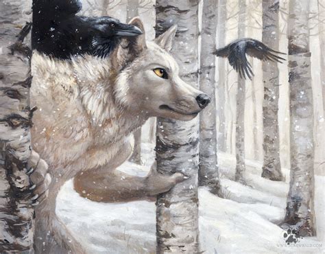 See what furry playz (furryplayz) has discovered on pinterest, the world's biggest collection of ideas. Winter's Shadow by screwbald.deviantart.com on @DeviantArt | Crows and Wolves | Pinterest ...