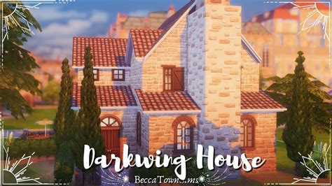 Darkwing House Reno Sims 4 Discover University Speed Build Youtube