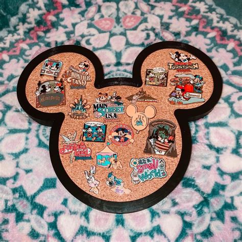 My Brother Got Me This Smaller Mickey Shaped Pin Board For Christmas