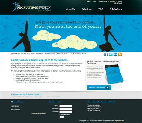 Homepage The Recruiting Division Feldman Creative