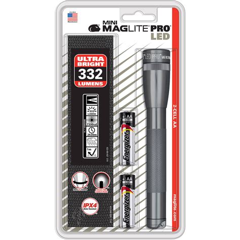 Maglite Mini Maglite Pro 2aa Led Flashlight Sp2p09hv1 Bandh Photo