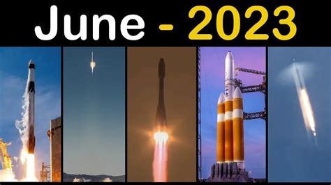 Rocket Launch Compilation 2023 June Go To Space Youtube